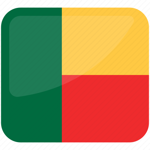 Flag, flag of benin, benin, national flag of benin icon - Download on Iconfinder
