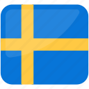 national flag of sweden, flag of sweden, sweden, country