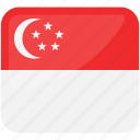 flag of singapore, singapore, singapore national flag
