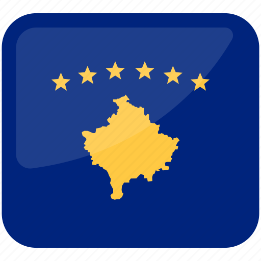 Flag, flag of kosovo, kosovo flag, flag of the republic of kosovo icon - Download on Iconfinder