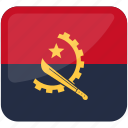 flag of angola, angola, angola national flag, national flag of angola, country