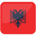flag of albania, albania, country, world, flag