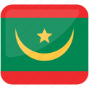 flag of mauritania, mauritania, mauritania flag, national flag