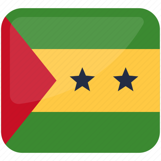 Sao tome and principe, tome, flag of são tomé and príncipe, national flag, country, world, nation icon - Download on Iconfinder