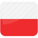 flag of poland, poland, poland national flag, country