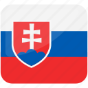 flag of slovakia, slovakia, slovakia flag, national flag of the slovak, flag, world, country