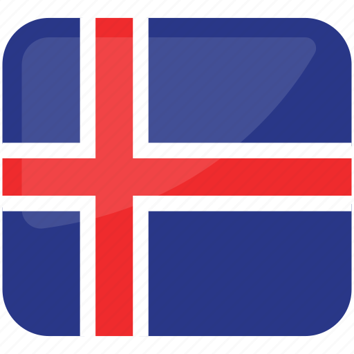 Flag of iceland, iceland flag, iceland, world, flags, national icon - Download on Iconfinder