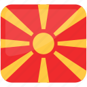flag of macedonia, macedonia, macedonia flag, national flag of macedonia, flag of north macedonia