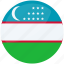 flag of uzbekistan, uzbekistan, nation, country, national 