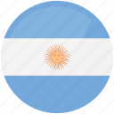 argentina, country, flag, flag of argentina