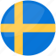flag of sweden, national flag of sweden, country, flag 
