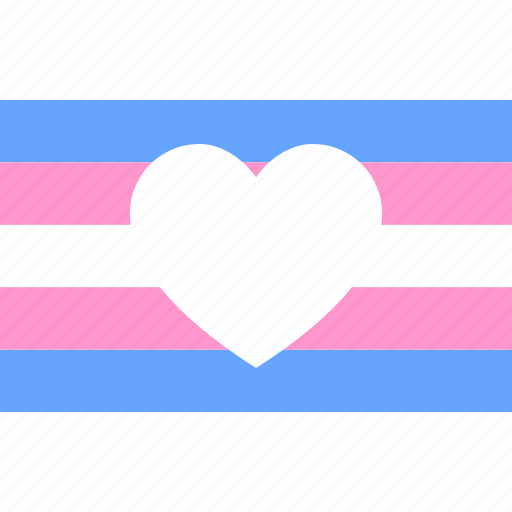 Flag, heart, lgbt, lgbtq, love, trans, transgender icon - Download on Iconfinder