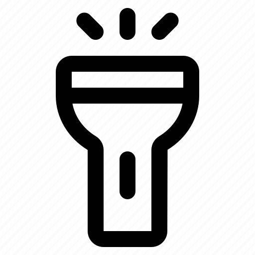 Electric, energy, flashlight, lamp, light, portable, spotlight icon - Download on Iconfinder