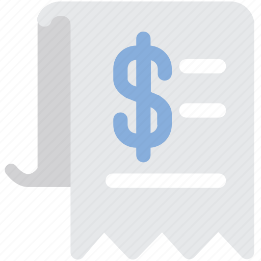Bill, financial report, invoice, receipt, tax icon - Download on Iconfinder