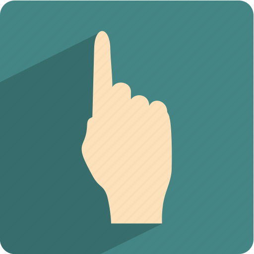 Finger, hand, touch, up icon - Download on Iconfinder
