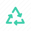 arrow, direction, recycle