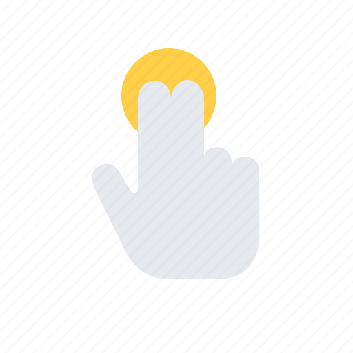 Finger, gesture, hand, hold, interaction, tap icon - Download on Iconfinder