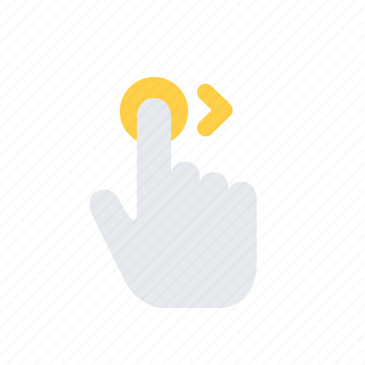 Finger, gesture, hand, interaction, move, swipe, tap icon - Download on Iconfinder