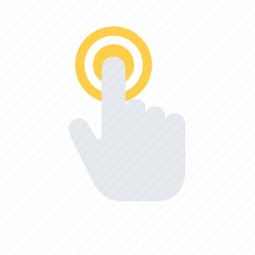 Finger, gesture, hand, hold, interaction, tap icon - Download on Iconfinder