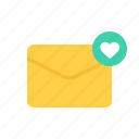 envelope, favorite, letter, mail