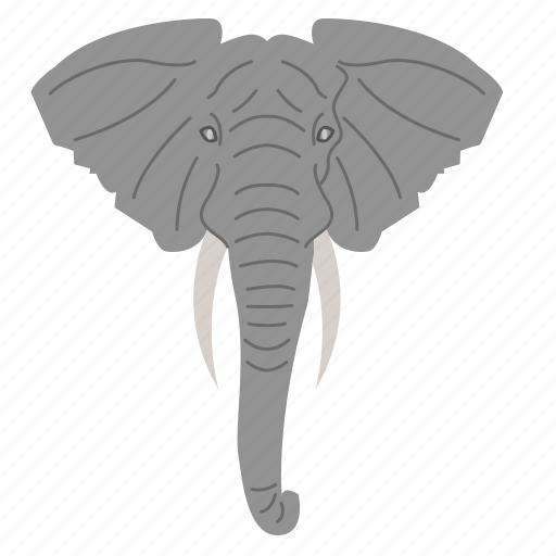 Animal, elephant, face, zoo icon - Download on Iconfinder