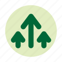 arrow, direction, interface, sign