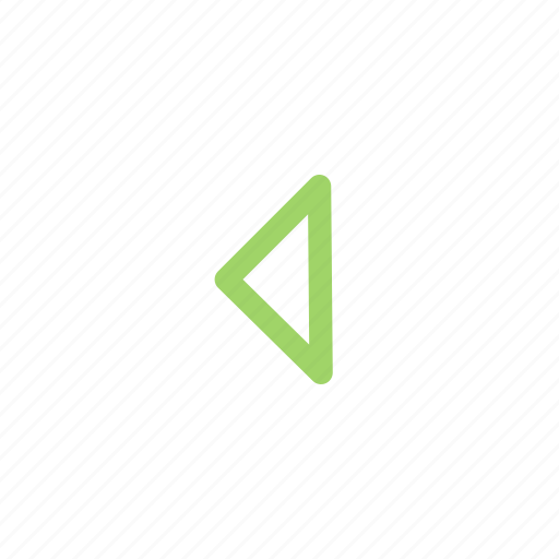 Triangular, left, arrow icon - Download on Iconfinder