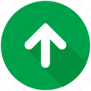 arrow, back, direction, navigation, up, upload