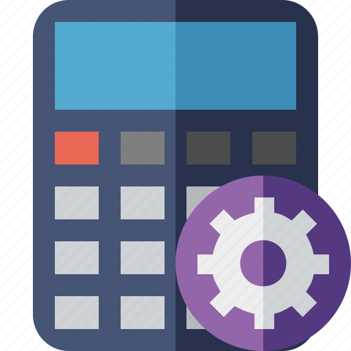 Accounting, calculate, calculator, finance, math, settings icon - Download on Iconfinder