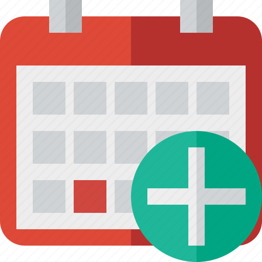 Add, calendar, date, day, event, month, schedule icon