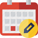 calendar, date, day, edit, event, month, schedule
