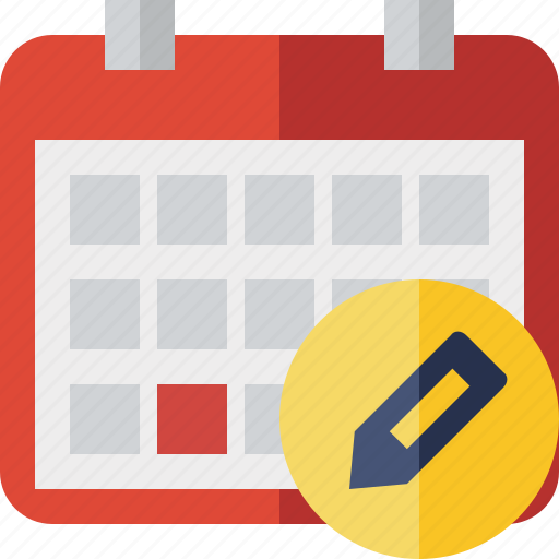Calendar, date, day, edit, event, month, schedule icon - Download on Iconfinder