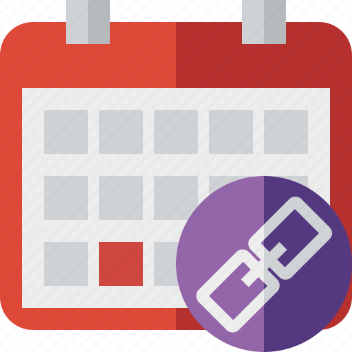 Calendar, date, day, event, link, month, schedule icon - Download on Iconfinder