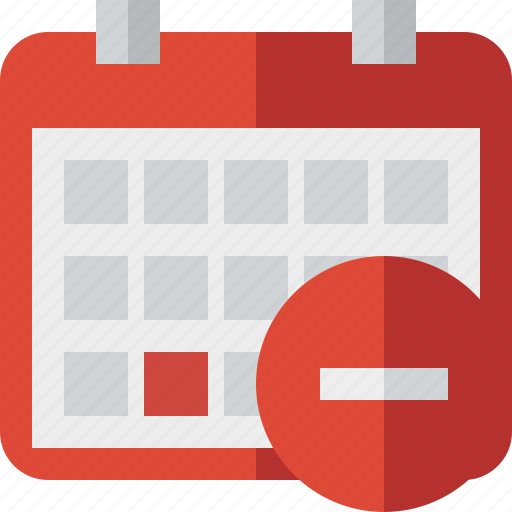 Calendar, date, day, event, month, schedule, stop icon - Download on Iconfinder