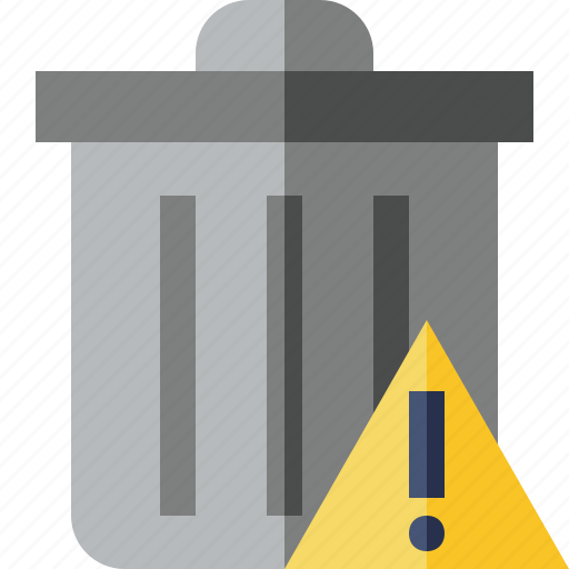 Delete, garbage, remove, trash, warning icon - Download on Iconfinder