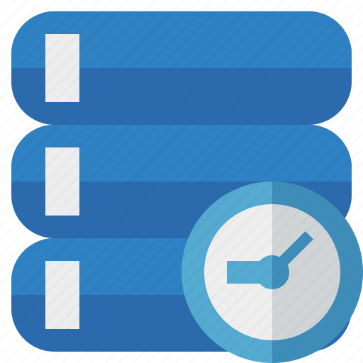 Clock, data, database, server, storage icon - Download on Iconfinder