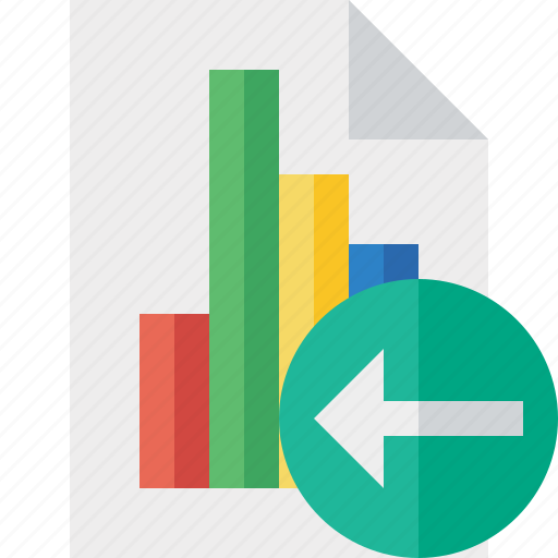 Bar, chart, document, file, graph, previous, report icon - Download on Iconfinder
