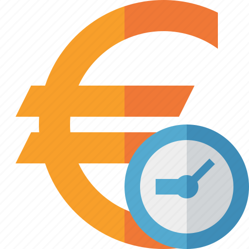 Business, cash, clock, currency, euro, finance, money icon - Download on Iconfinder