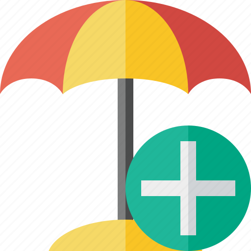 Add, beach, summer, sun, travel, umbrella, vacation icon - Download on Iconfinder