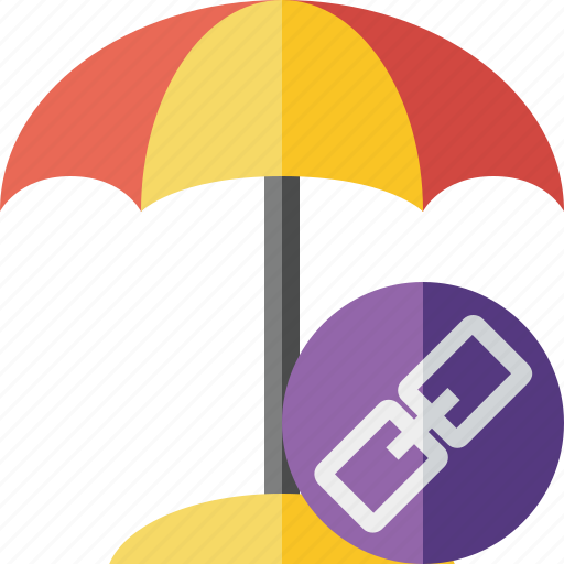 Beach, link, summer, sun, travel, umbrella, vacation icon - Download on Iconfinder