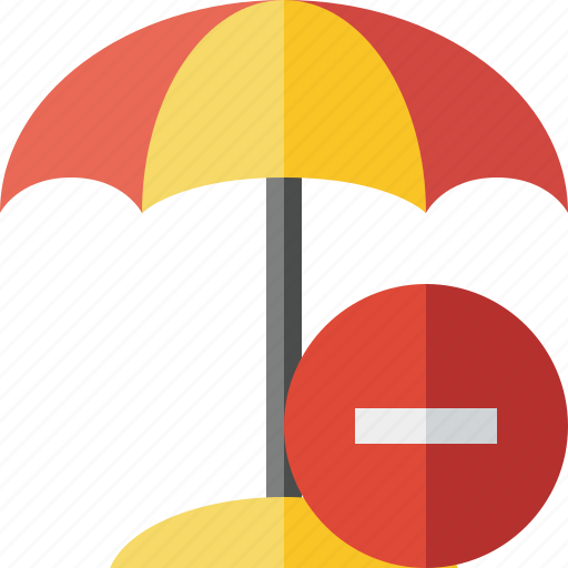 Beach, stop, summer, sun, travel, umbrella, vacation icon - Download on Iconfinder