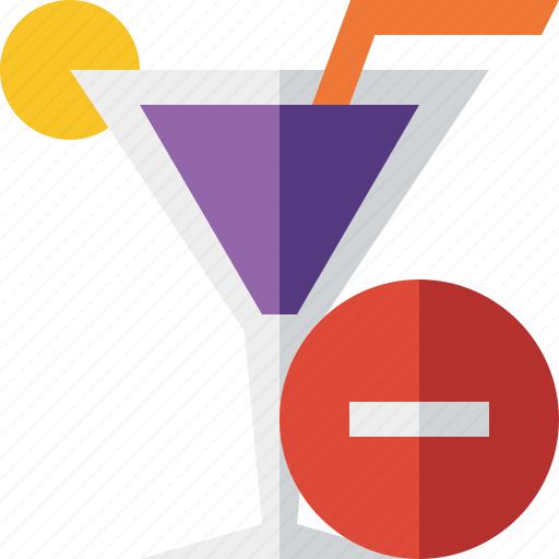 Alcohol, beverage, cocktail, drink, glass, stop, vacation icon - Download on Iconfinder