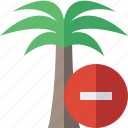 palmtree, stop, travel, tree, tropical, vacation 