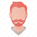 avatar, beard, business, man, person, profile, user