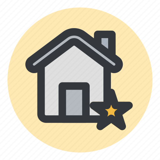 Favorite, home, star, house, building, estate, modern icon - Download on Iconfinder