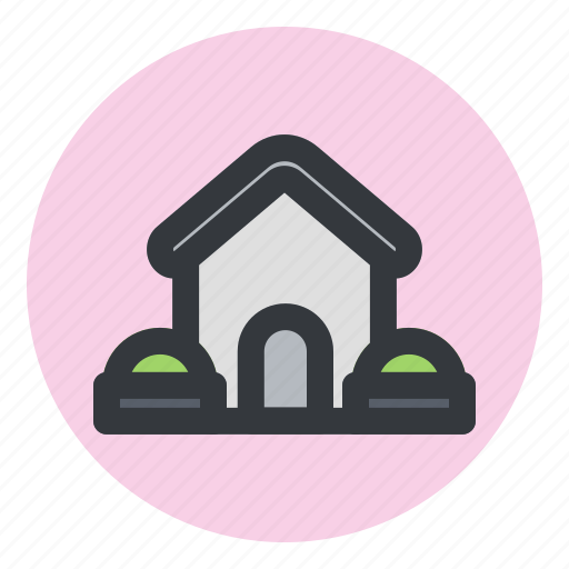 Home, garden, house, building, estate, modern, housing icon - Download on Iconfinder