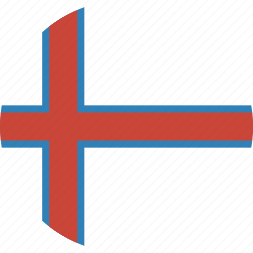 Circle, circular, faroe, flag, islands, round, the icon - Download on Iconfinder