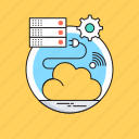 cloud computing, cloud data, cloud server, database, networking
