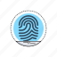 biometric, data, identity, scanning, thumbprint 