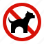 animal, forbidden, no, pet, prohibited 
